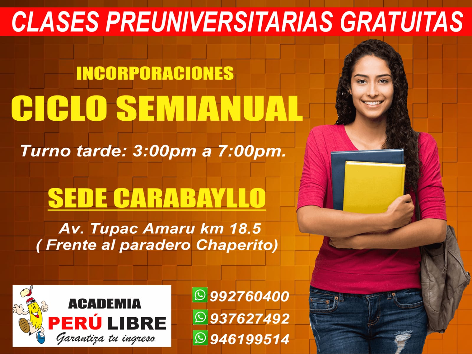 Academia pre-universitaria Perú Libre